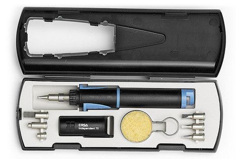 картинка Ersa Independent 75 Gaslöt-Profi-Set. Паяльник газовый являющийся официальным дистрибьютором в России 