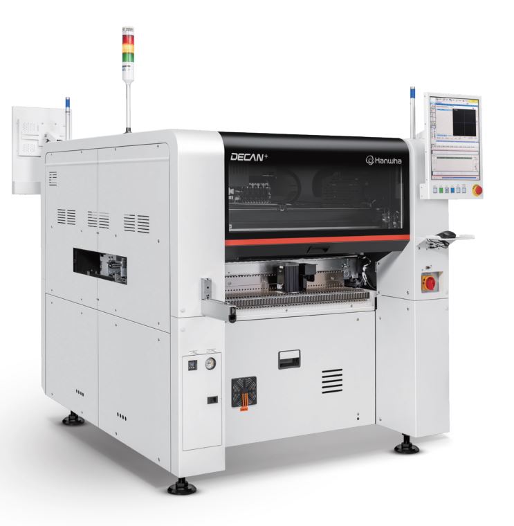 картинка Hanwha DECAN S1 PLUS. Высокоскоростной автомат-установщик SMD компонентов являющийся официальным дистрибьютором в России 