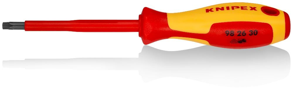 картинка KNIPEX KN-982630. Отвертка диэлектрическая TORX являющийся официальным дистрибьютором в России 