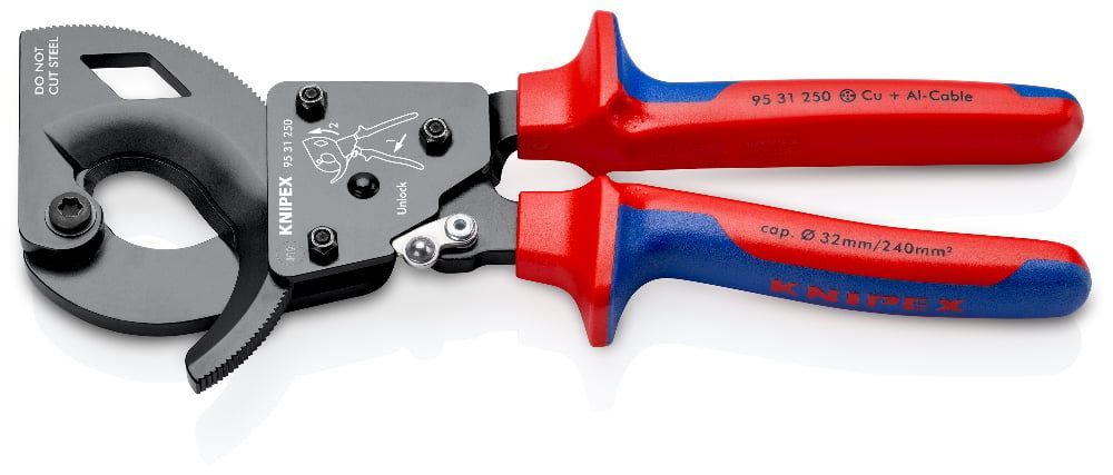 картинка KNIPEX KN-9531250. Секторные ножницы являющийся официальным дистрибьютором в России 