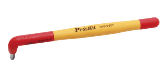 картинка ProsKit HW-V805. Торцевой ключ (1000 В - VDE) являющийся официальным дистрибьютором в России 