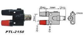 картинка АКТАКОМ PTL-2158. Переходник BNC-гнездо являющийся официальным дистрибьютором в России 