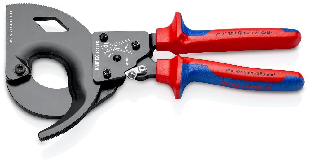 картинка KNIPEX KN-9531280. Секторные ножницы являющийся официальным дистрибьютором в России 