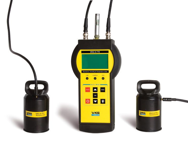 картинка Viking VKG A-770. Прибор измерения поверхностного сопротивления покрытий являющийся официальным дистрибьютором в России 