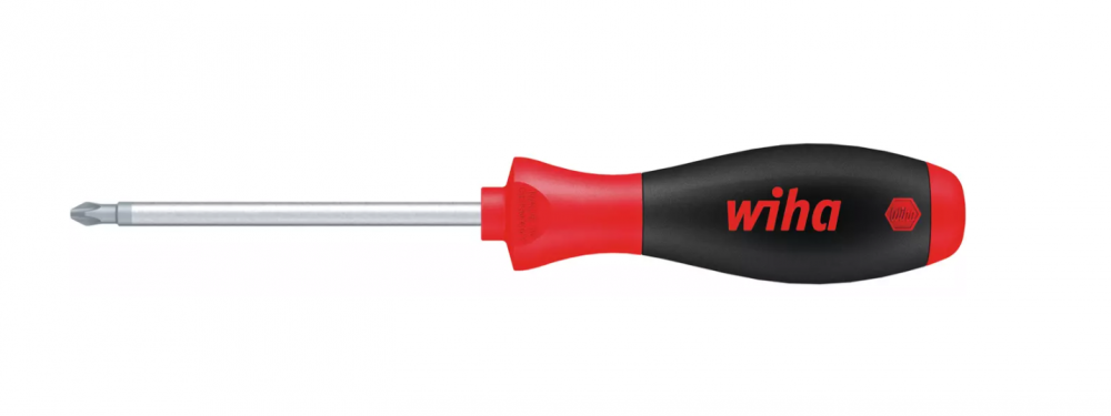 картинка WIHA 26455 / SoftFinish. Отвертка крестовая Pozidriv серия 313SF являющийся официальным дистрибьютором в России 