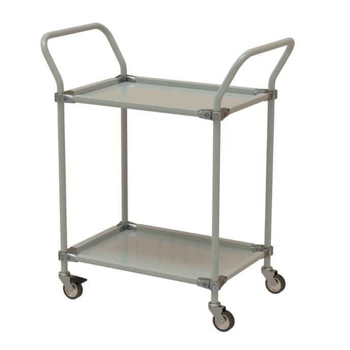 картинка Teras TR-2. Подкатная транспортная тележка 470×990×840 мм с 2 полками являющийся официальным дистрибьютором в России 