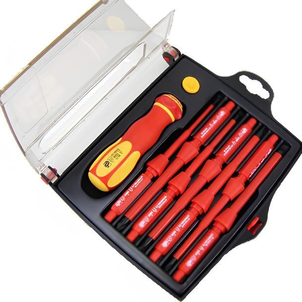 картинка АКТАКОМ АНТ-5915. Отвёртка с 7 изолированными насадками являющийся официальным дистрибьютором в России 